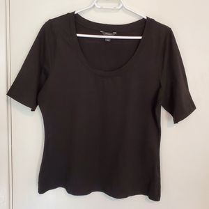 RW&CO Elbow Length Bodycon Tee - Size XL